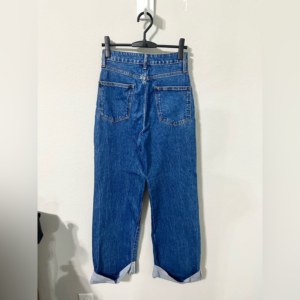 Pilcro Wide-leg Cuffed‎ Jeans Size 27 - Picture 4 of 8